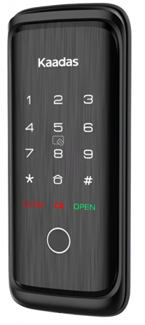 НАКЛАДНОЙ ЭЛЕКТРОННЫЙ ДВЕРНОЙ ЗАМОК С ОТПЕЧАТКОМ ПАЛЬЦА KAADAS R8-5 FINGERPRINT